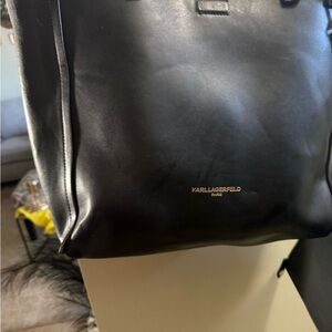 Karl Lagerfeld Elegant Black Tote